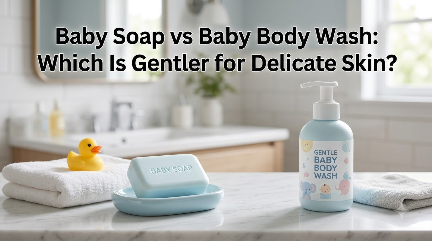 Baby Soap vs Baby Body Wash: Which Is Gentler for Delicate Skin?