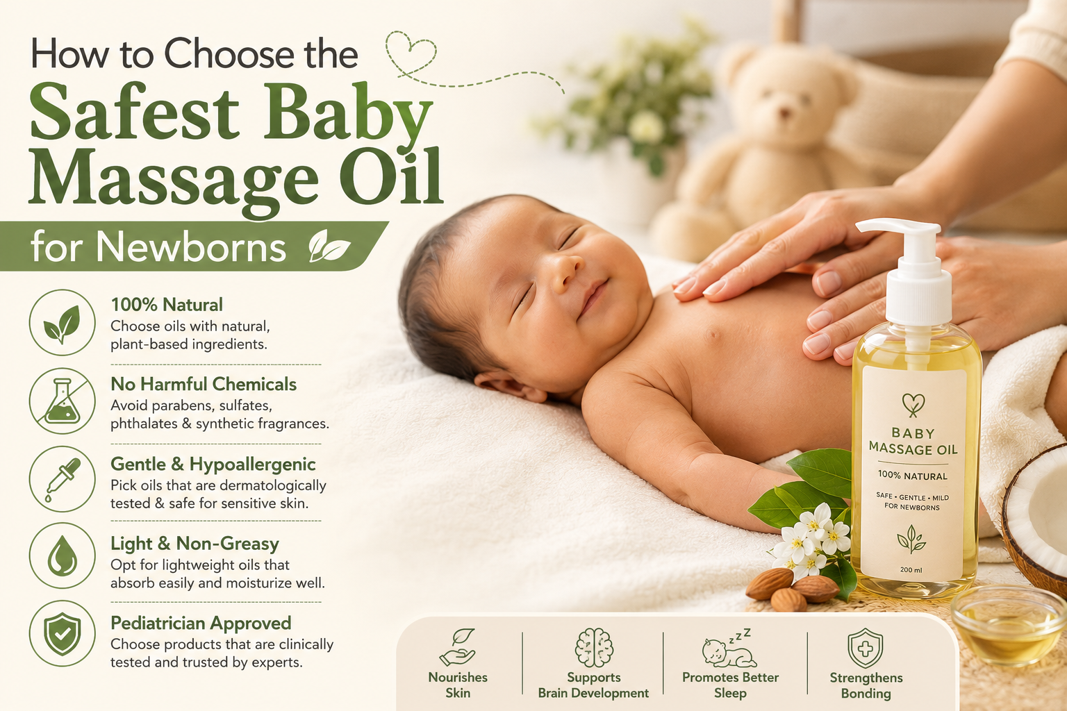 Best Massage Oil for Sensitive Newborn Skin
