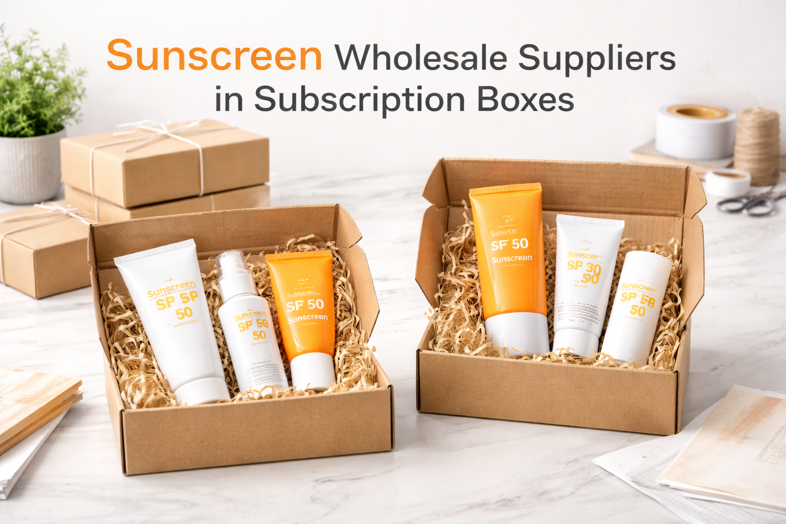 Using Sunscreen Wholesale Suppliers in Subscription Boxes: A Growing Trend