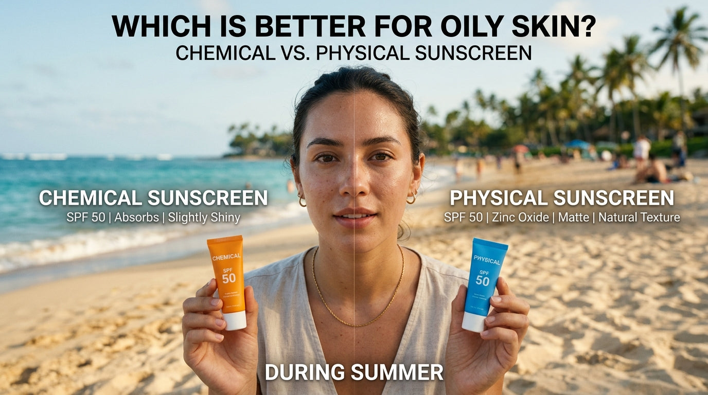 Which is Better for Oily Skin: Chemical or Physical Sunscreen?