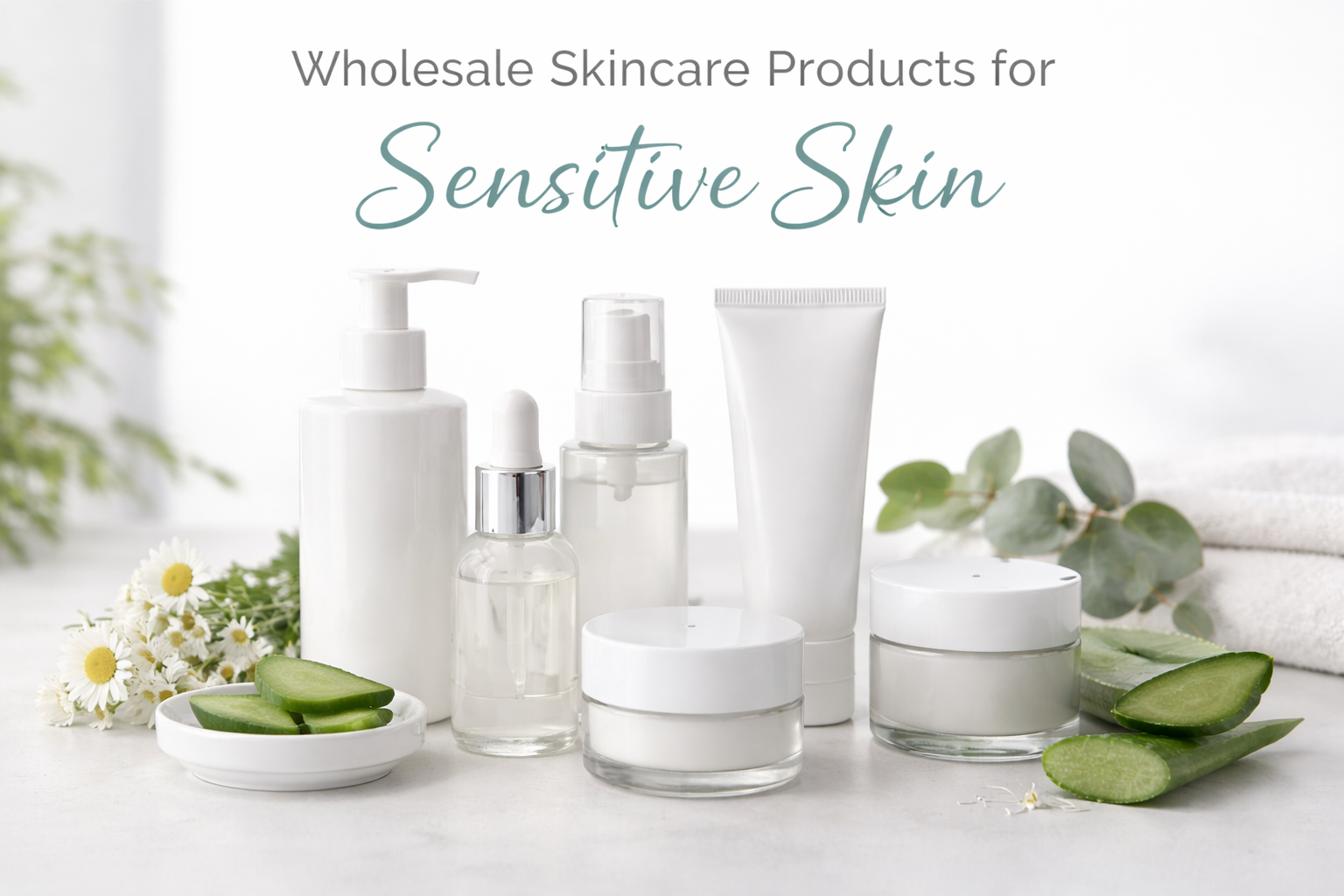 Wholesale Skincare Products for Sensitive Skin: What Retailers Should Stock