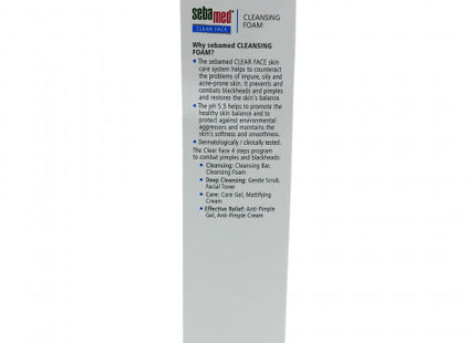 Sebamed Clear Face Cleansing Foam, 150ml