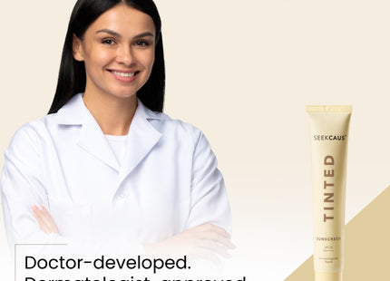 Seekcaus Tinted Sunscreen Gel SPF 50 PA++++