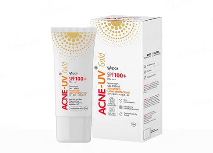 Acne-UV Gold Sunscreen Gel Cream SPF 100+ PA++++