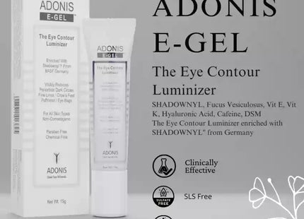 Adonis E gel eye contour luminizer 15g