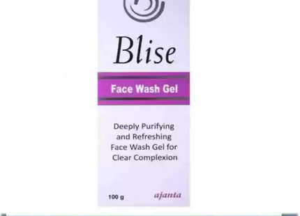 Blise face wash gel 100g pack of 2