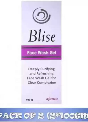 Blise face wash gel 100g pack of 2