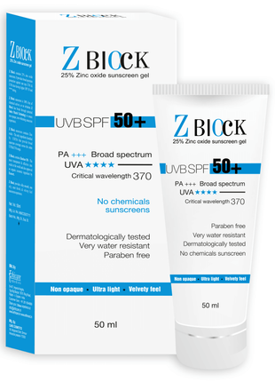 Z Block Sunscreen Gel 50ml