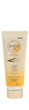 Rivela Lite Sun Screen Bronze SPF 50 PA++++ 40 gm | Cipla