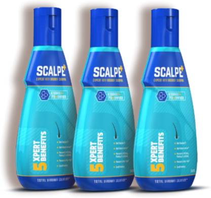 Scalpe plus anti dandruff shampoo 75ml pack of 3