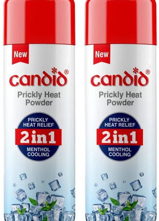 Candid Prickly Heat Powder 120g pack of 2