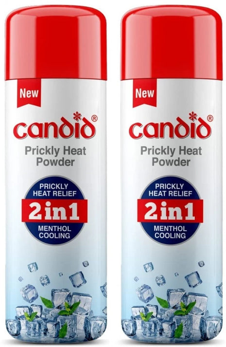 Candid Prickly Heat Powder 120g pack of 2