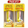 Aziderm 10% Gel Pack of 2