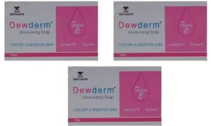 Dewderm Soap, 100gm pack of 3