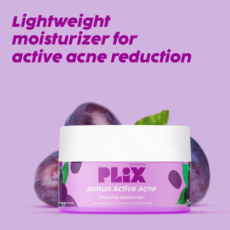 Plix jamun active acne smoothie moisturizer 50g