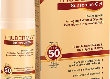 Regaliz Truderma Sunscreen Gel SPF 50 PA+++