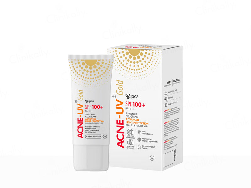 Acne-UV Gold Sunscreen Gel Cream SPF 100+ PA++++