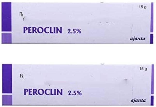 Ajanta peroclin 2.5 cream 15g Pack of 2