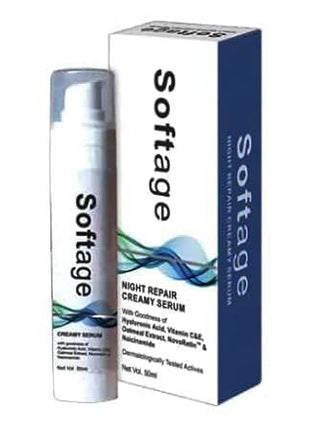 Softage night repair creamy serum 50ml pack of 2