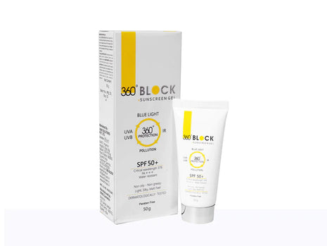 360 Block Sunscreen Gel SPF 50+ 50gm