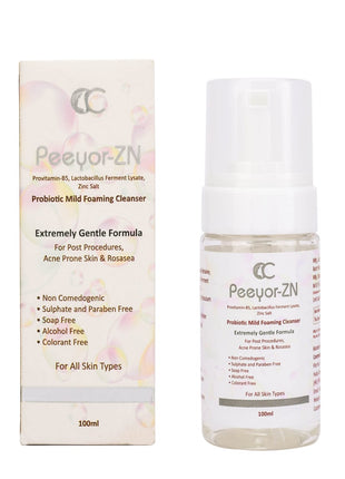 Peeyor -ZN probiotic mild foaming cleanser 100ml