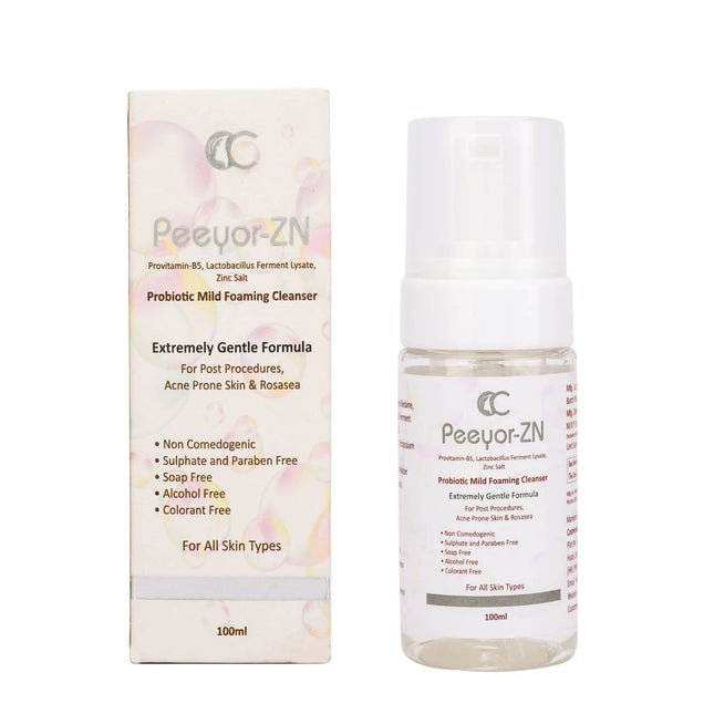 Peeyor -ZN probiotic mild foaming cleanser 100ml