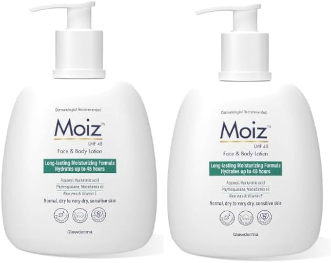 Glowderma Moiz lmf 48 lotion 200ml pack of 2
