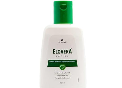 Elovera Lotion with Aloe Vera & Vitamin E, Intense Moisturising Formula, Hydrates, Lightens Blemishes and Makes Skin Soft and Healthy, Non-Greasy, 150 ml