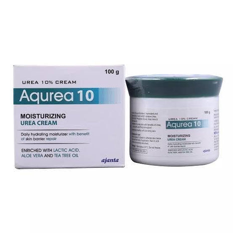 Aqurea 10 Moist Urea Cream 100 Gm pack of 2