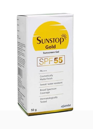 Sunstop Gold SPF 55 Sunscreen Gel Matte Finish 50 gm