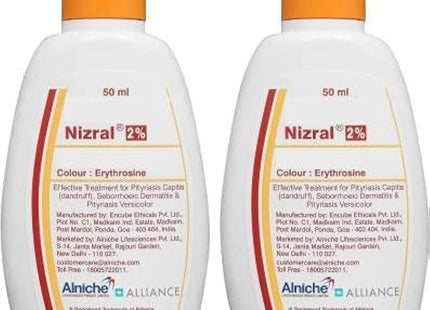 Nizral solution 50ml pack of 2