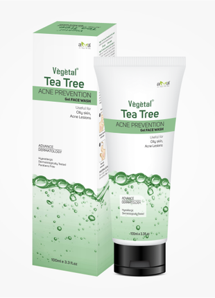 Vegetal Tea Tree Acne Prevention Gel Face Wash 100ml