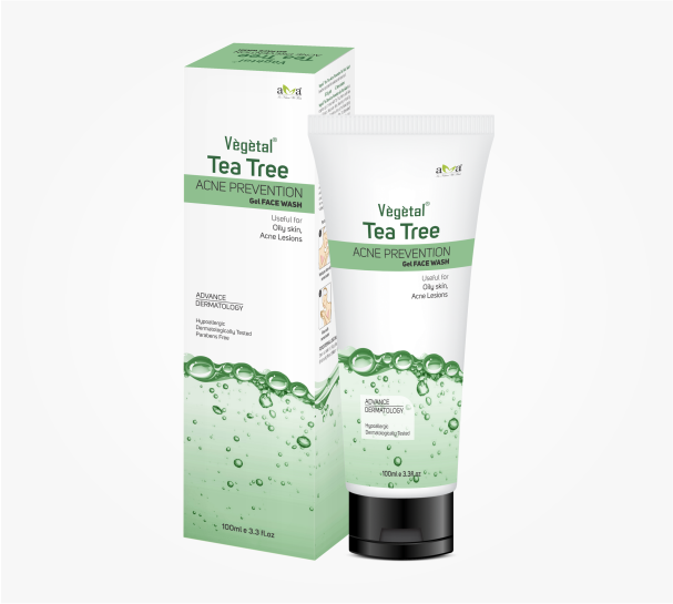 Vegetal Tea Tree Acne Prevention Gel Face Wash 100ml