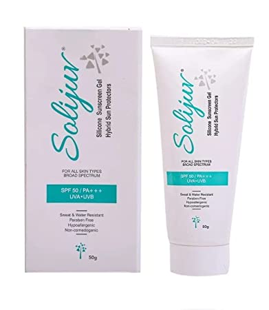 Solijuv sunscreen Gel, SPF 50 (50GM)

