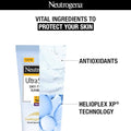 Neutrogena Ultra Sheer Sunscreen SPF 50+ | Broad Spectrum UVA/UVB | Blue light protect | No White Cast | Water resistant, Ultra light & Non sticky | Oily, Dry & Sensitive Skin | 30 g (Pack of 1)