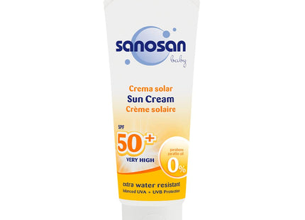 Sanosan Baby Sun Cream SPF 50+, 75ml | glowderma