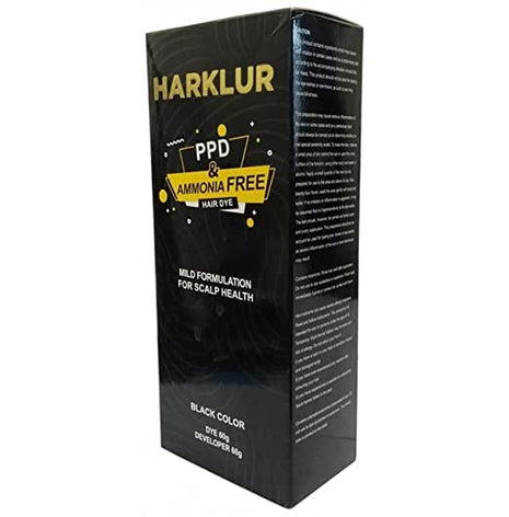 Harklur Black 60Gm|Hair Color|Black|Uniza