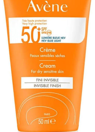 Avene EAU thermale sunscreen spf 50 cream 50ml