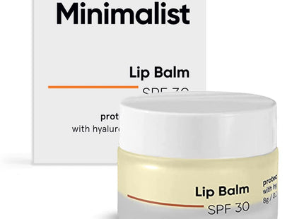 Minimalist Spf 30 Lip Balm With Ceramides & Hyaluronic Acid | Lip Protection & Nourishment | For Women & Men | 8 Gm