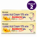 Aziderm 10% Cream pack of 2