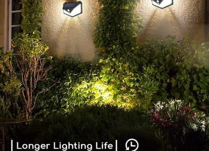 Solar Lights-Bright Solar Wireless Security Motion Sensor 100 Led Night Light for Home and Garden ,Outdoors