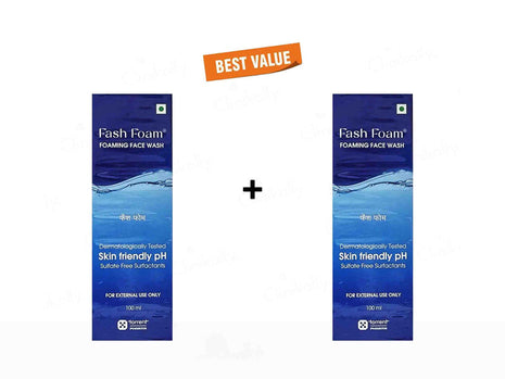 Fash Foam Face Wash 100ml- PACK OF 2