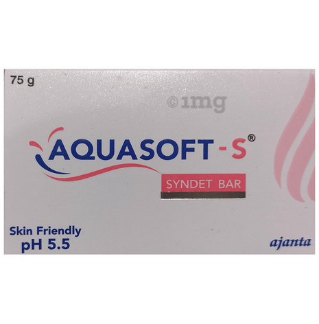 Aquasoft S Syndet Bar 75G |Ajanta