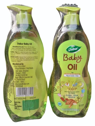 Dabur baby oil 500ml pack of 2