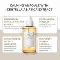 SKIN1004 Madagascar Centella Asiatica Ampoule Facial Serum |100% Centella Asiatica Extract for Soothing Sensitive and Acne-prone Skin, 30ml