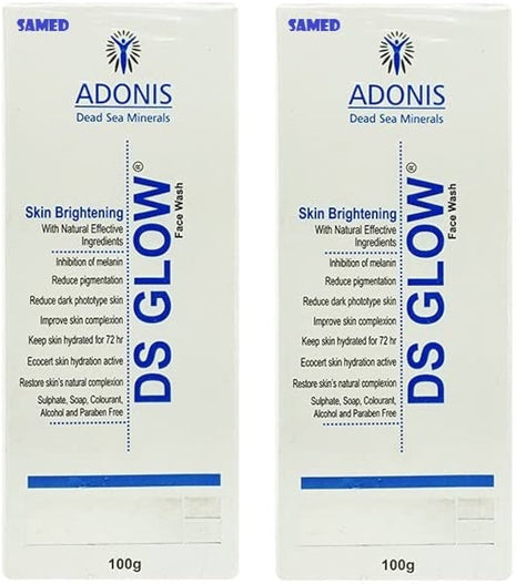 DS Glow skin brightening face wash 100ml pack of 2