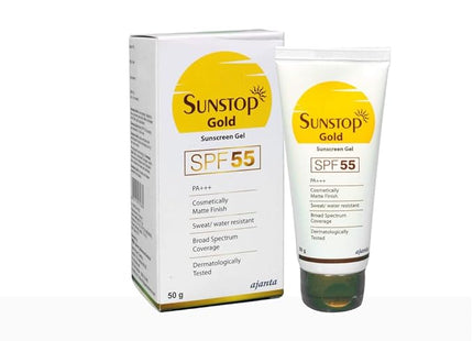 Sunstop Gold SPF 55 Sunscreen Gel Matte Finish 50 gm