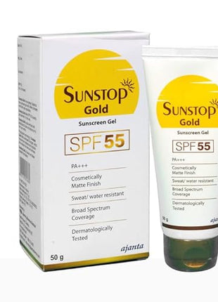 Sunstop Gold SPF 55 Sunscreen Gel Matte Finish 50 gm