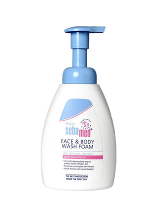 Sebamed Baby Face & Body Wash Foam 400ml | Sebamed