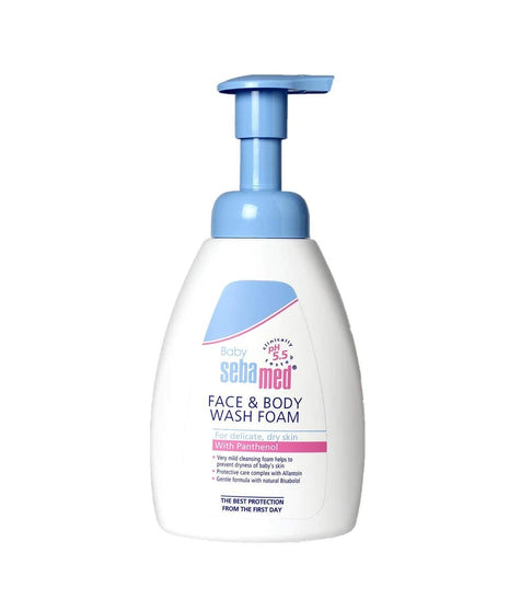 Sebamed Baby Face & Body Wash Foam 400ml | Sebamed